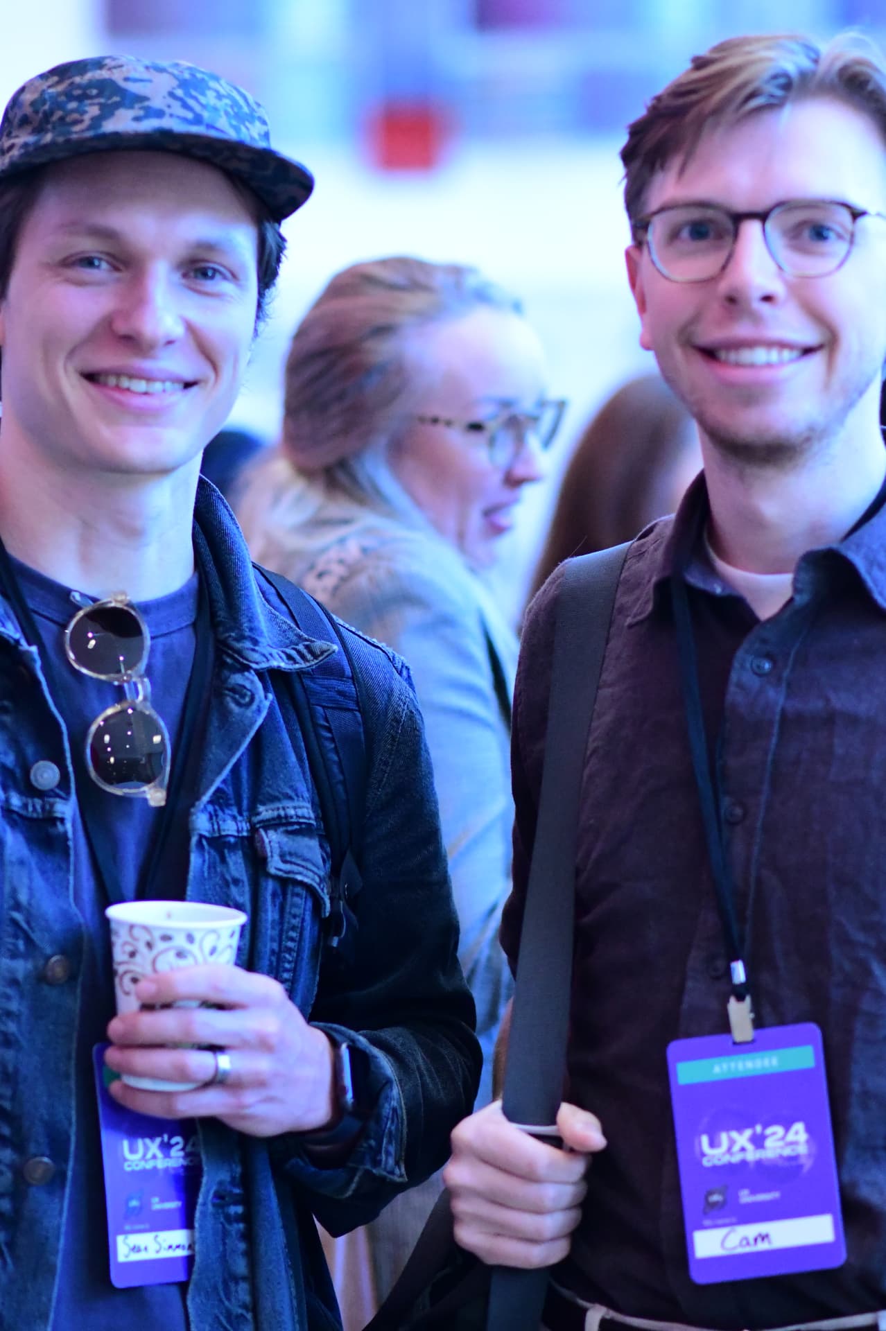 A UXCON attendee portrait