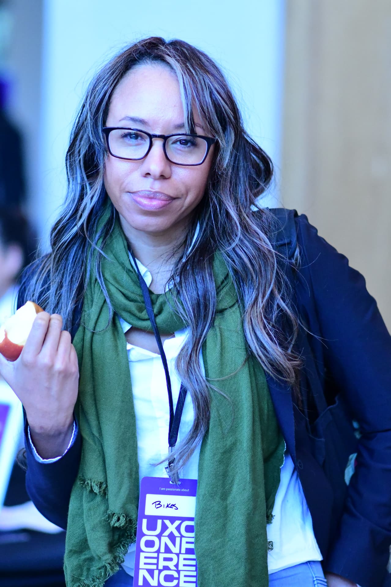 A UXCON attendee portrait