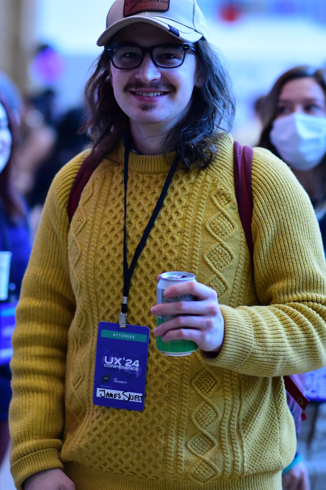 A UXCON attendee portrait
