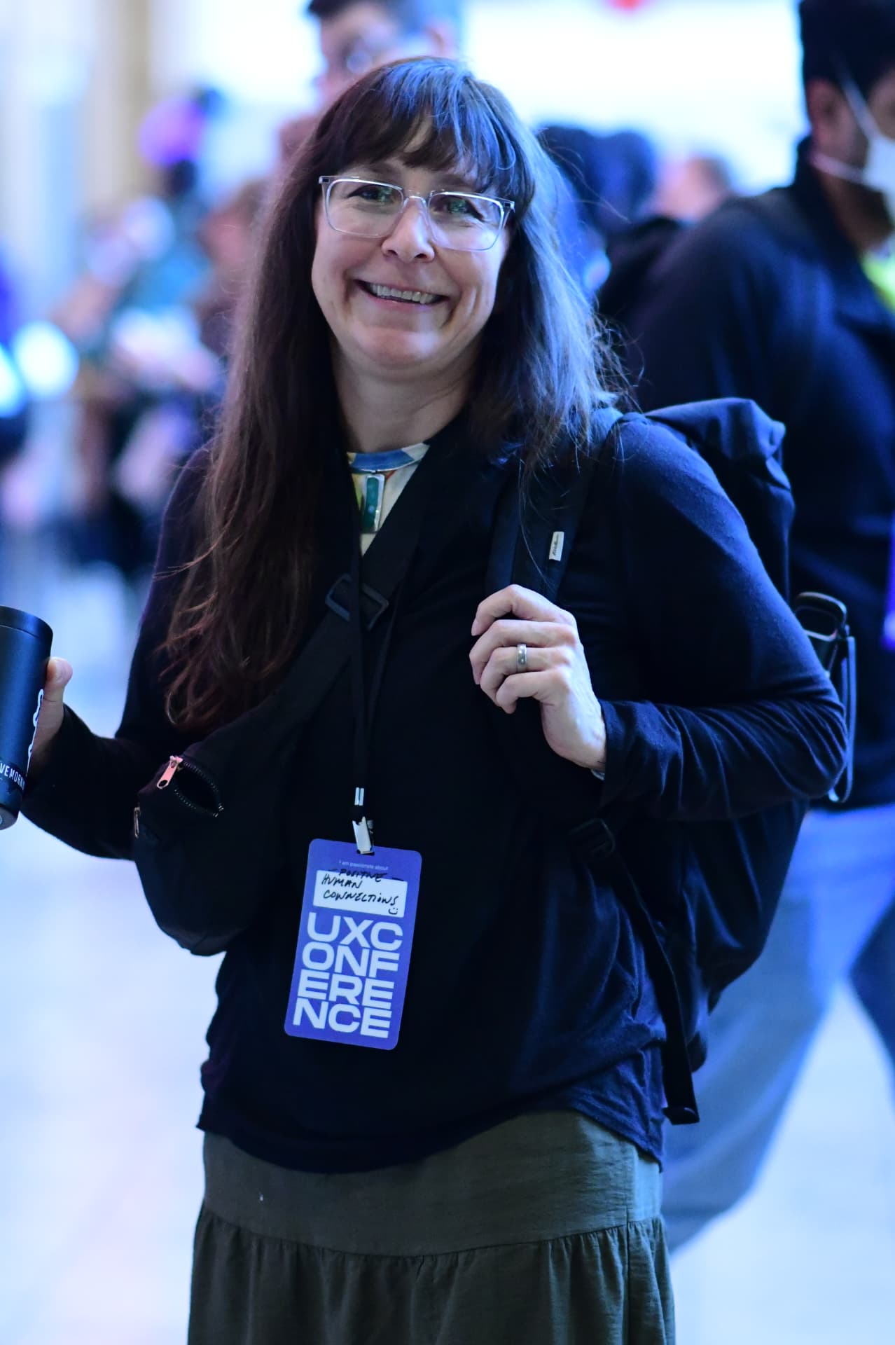 A UXCON attendee portrait